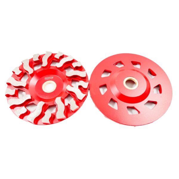 7" 18 SEGMENTS CUP WHEEL - 20/25 GRIT