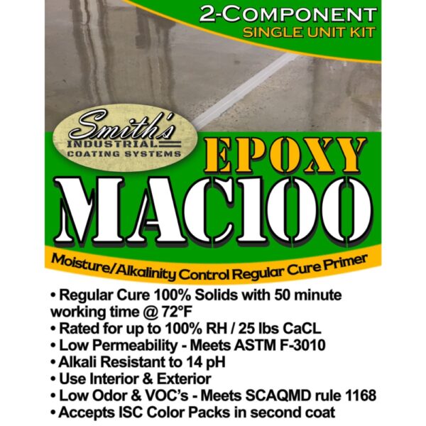 SMITH'S MAC100 MOISTURE CONTROL REGULAR CURE CLEAR PRIMER