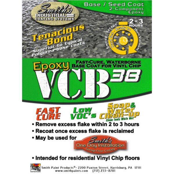 SMITH'S VCB38 FAST CURE WATERBORNE EPOXY BASE COAT